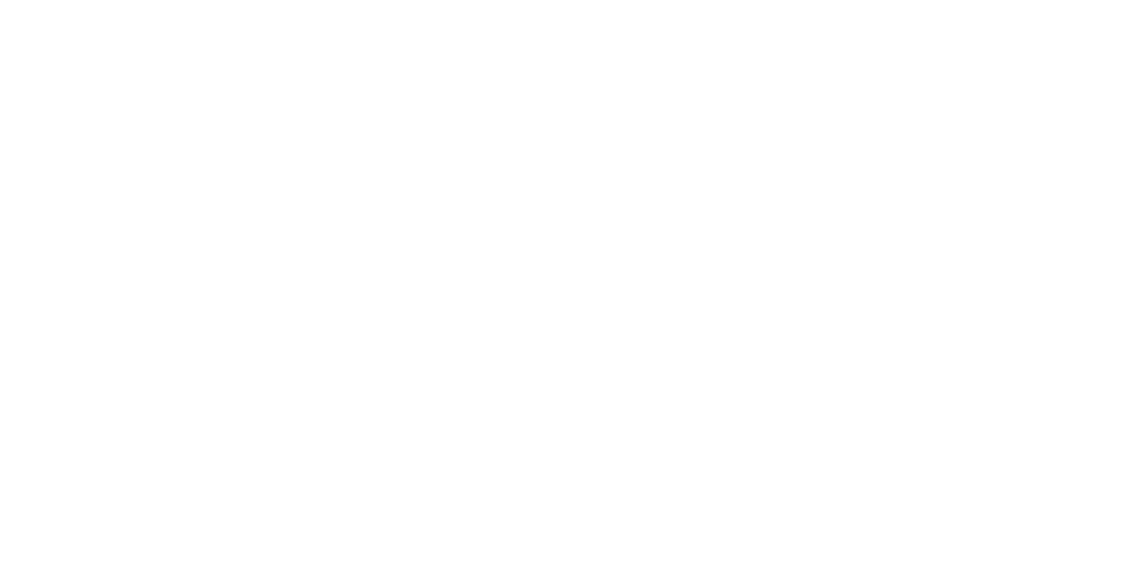 o electrical logo white